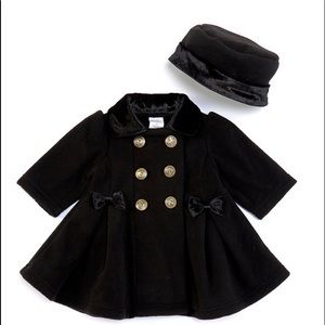 Starting Out Baby Girls side bow 18 month Coat